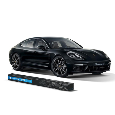 PPF-Film für Autos MINGTU PPF-TPU-Film 7,5 mil 1,52 x 15 m Schwarzer Körperfarbschutzfilm