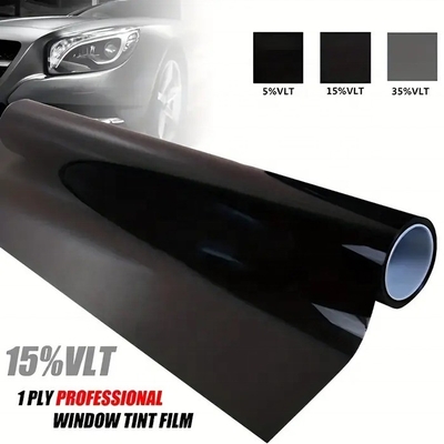 99%IR Fensterfarbe PET-Film 152cmx300cm VLT15% UV-sichere Position Fenster für Hausglas