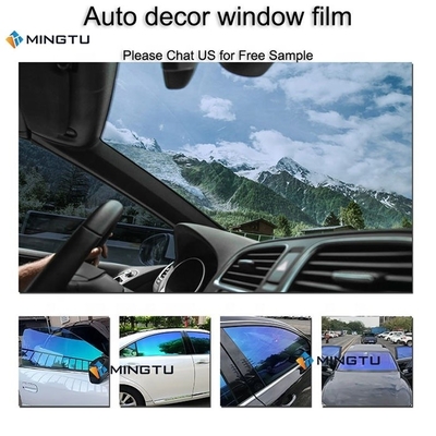 Mingtu NX05 VLT8% schwarze Solarfilm für Fahrzeuge PET-Fensterfarbsticker für Sonnenschirm und UV-Block