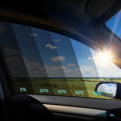 Mingtu NX05 VLT8% schwarze Solarfilm für Fahrzeuge PET-Fensterfarbsticker für Sonnenschirm und UV-Block