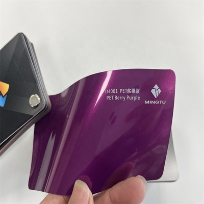 Abnehmbare Kleber Ultra-Matte-Purple-Autofolie Vinyl mit großer Temperaturverträglichkeit