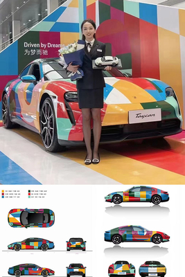 Mingtu Auto Grafik Vinyl Wrap Bus Werbung Druck mit PVC Fan Club Design Stil