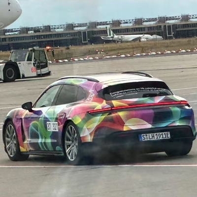 Fan Club Design Style Car Vinyl Wrap Mingtu Custom Printing für die Werbung von Fahrzeugen
