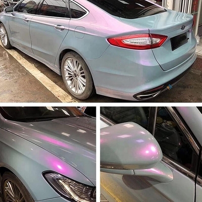 Abnehmbare Kleber Mingtu Grau bis Lila Vinylfolie Glanz Autofolie Vinylfolie für Auto-DIY-Fahrzeugfilm