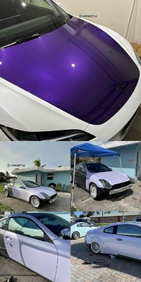 Tesla Model3 Ravoony Gewalttätige Lavendel PPF Körper Aufkleber Custom Auto Wraps