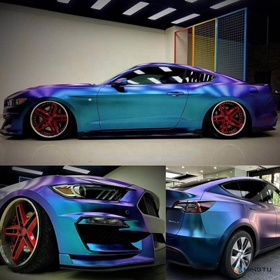 Körperposition Mehrfarbige Autovinylfolie für Werbung von Mingtu Custom Printing