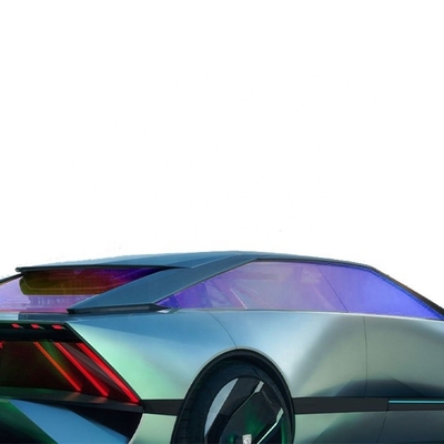 Luxus Design Wärmedämmungsfensterfolie für die Fahrzeugseite 82% VLT Chamäleonblau