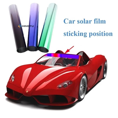 PET-Reflexive 13% Mingtu Solar Tinting Glass Car Window Film für Wärmebeständigkeit