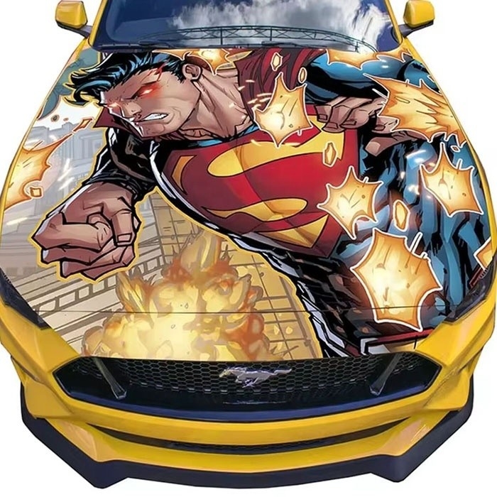 Körperposition Mehrfarbige Autovinylfolie für Werbung von Mingtu Custom Printing