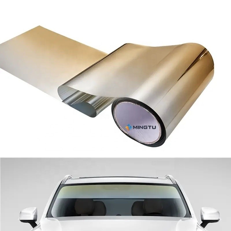 Maßgeschneiderte Reflexionsfolie VLT50% PET 2mil 10 Fensterfarbe für die Dekoration von Autos